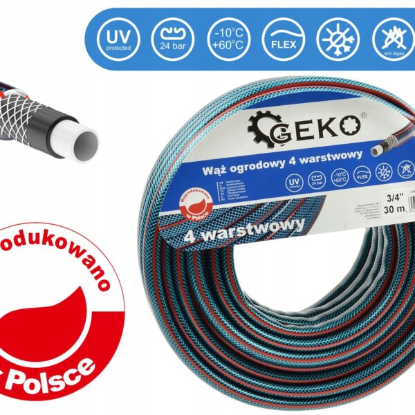 waz Ogrodowy 4 Warstwowy 3/4″ 30m Geko new G73787