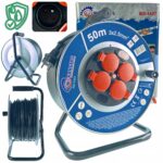 Przedluzacz Bebnowy Rangers 4-gnizda Wodoodporny z Uziemieniem 50m