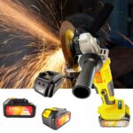 Szlifierka Katowa Akumulatorowa z Regulacja Obrotow 24v 6ah 125mm-16