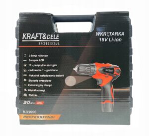Wiertarko Wkretarka 18v Li-lon 2xaku 1h +akcesoria-4