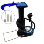 Pompka Rowerowa Samochodowa Nozna z Manometrem