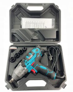 Klucz Udarowy Elektryczny 750nm 2000w + 4x Nasadki-4