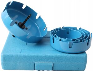 Zestaw Otwornic z Widia 5szt. Otwornica do Drewna Komplet Otwornic 64-127mm-2