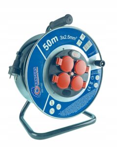 Przedluzacz Bebnowy Rangers 4-gnizda Wodoodporny z Uziemieniem 50m-6