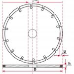 Tarcza Diamentowa 230mm Betonu Kostki Pustak Cegla-2