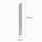 Ostrza do noz do Tapet Metalowy 10szt 18mm Lamane-5