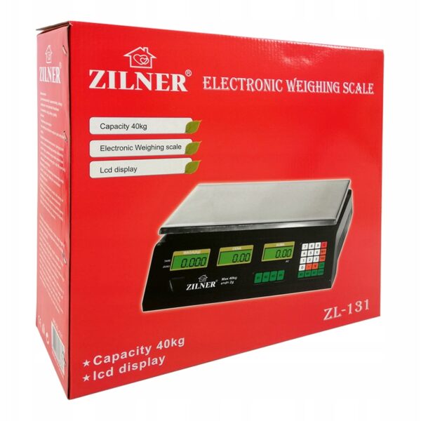 Elektroniczna Waga Sklepowa lcd Kalkulacyjna 40 kg-7
