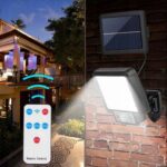 Lampa Solarna led Czujnik Ruchu Osobny Panel cob-6