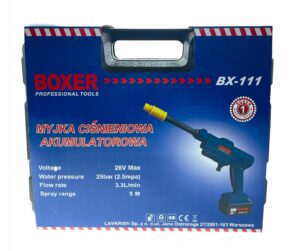 Myjka Cisnieniowa Akumulatorowa 28v 30bar Zestaw-2