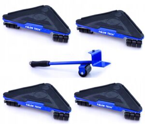 Zestaw do Transportu Przesuwania Mebli 300kg 5 el