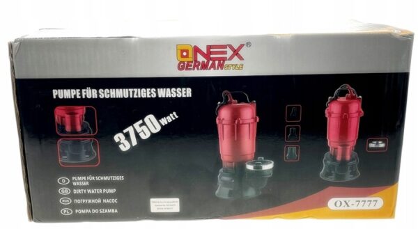 POMPA DO WODY SZAMBA 2” 3150W ZLACZKI FASTFIX-15