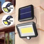 Lampa Solarna led Czujnik Ruchu Osobny Panel cob-14