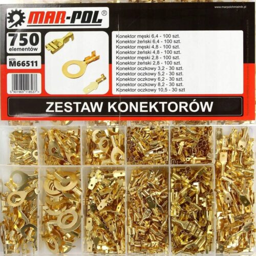 Zestaw Konektorow Samochodowych Konektory 750szt.