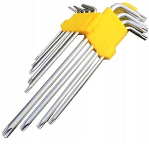 Klucze Imbusowe hex Dlugie Torx T10-t50 9el-6