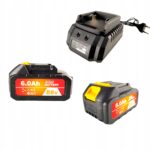 Szlifierka Katowa Akumulatorowa z Regulacja Obrotow 24v 6ah 125mm-13