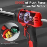 Wyciskacz Pistolet do Silikonu Kleju mas Automatyczny Akumulatorowy led-9