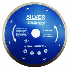 Tarcza Diamentowa z Nasypem Ciaglym 180×1,6×25,4mm