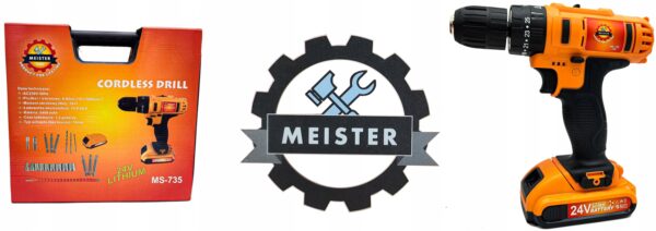Wkretarka Zilner Meister Zasilanie Akumulatorowe 24 v Wkretarka Wiertarka-8