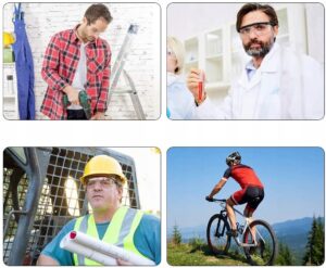 Okulary Ochronne Gogle Robocze Bezbarwne bhp-13