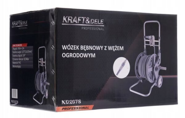 WOZEK STOJAK BEBEN ZWIJACZ WAZ OGRODOWY 45m+2m 1/2-2