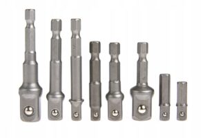 Redukcje Adaptery do Wkretarki Nasadki 1/4 3/8 1/2-8