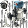 FREZARKA GORNOWRZECIONOWA 2400W 6/8MM + 12X FREZY