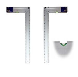 Aluminiowy Katownik z Poziomica Przymiar 350 mm-9