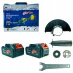 Szlifierka Katowa Akumulatorowa z Regulacja Obrotow 24v 4ah 125mm-8