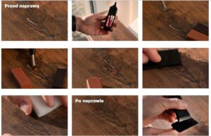 Zestaw do Naprawy Paneli Mebli Wosk Naprawczy-4