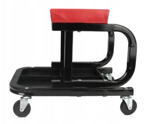 Taboret Stolek Warsztatowy Szerokie Siedzisko Kola-3