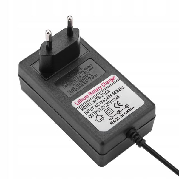 21v 1a Zasilacz Ladowarka do Li-ion Adapter-6