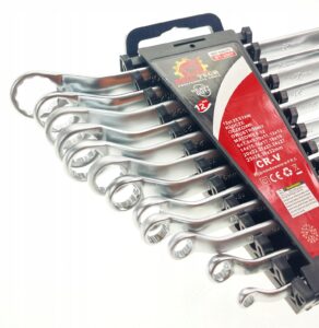 Klucze Oczkowe 6-32mm 12szt Zestaw Kluczy Cr-v-3