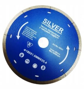 Tarcza Diamentowa z Nasypem Ciaglym 180×1,6×25,4mm-6