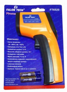Pirometr Termometr Laserowy Bezdotykowy -50 +400-3