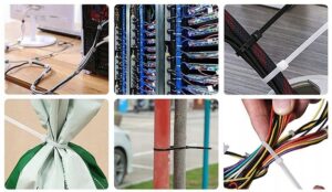 Opaski Zaciskowe Kablowe Trytki uv Czarne 3,6×200-8