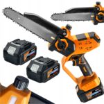 Pila Lancuchowa Akumulatorowa 8″ Pilarka Smarowanie Lancucha lcd-2