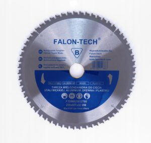 Tarcza Pila Wielozadaniowa do Cecia Plastiku Aluminium Drewna tct 250mm 60t-3