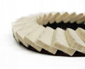 Lamelka Filcowa Polerska 125m Tarcza Polerska Filc-3