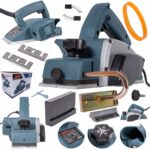 Strug 1450w Hebel do Drewna Heblarka i Strugarka Dodatkowe Noze +pasek