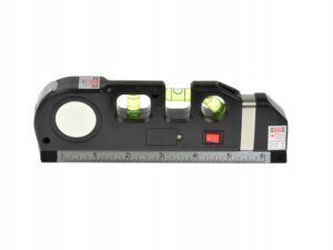 Poziomica Laserowa Krzyzowa z Miarka 2,5m-3