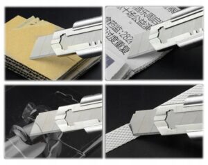 Ostrza do noz do Tapet Metalowy 10szt 18mm Lamane-3