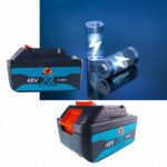 Szlifierka Katowa Akumulatorowa z Regulacja Obrotow 24v 5ah 125mm-8