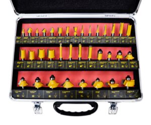 Frezy Ksztaltowe do Drewna w Walizce 8mm 35el-2