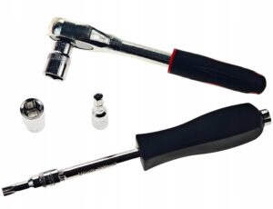 Zestaw Kluczy Bitow Nasadowych Narzedzia 46el 1/4-5