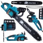 Mocna Pila Elektryczna Pilarka do Drewna 2200w-2