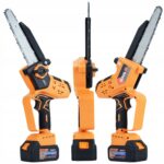 Pila Lancuchowa Akumulatorowa 8″ Pilarka Smarowanie Lancucha lcd-11