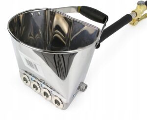 Tynkownica Tynkarka Pneumatyczna do Zaprawy Scian + 4 Dysze-3