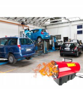 Nagrzewnica GAZOWA Dmuchawa TERMOSTAT 45kW LCD - obrazek 11