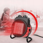 NAGRZEWNICA ELEKTRYCZNA FARELKA DMUCHAWA GRZEJNIK TERMOSTAT MOC 2000W 2KW - obrazek 3