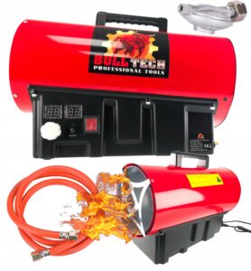 Nagrzewnica GAZOWA Dmuchawa TERMOSTAT 45kW LCD